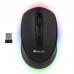 NGS Rato sem fios recarregável para vários dsipositivos com luzes LED