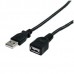 StarTech.com 10 ft Black USB 2.0 Extension Cable A to A - USBEXTAA10BK