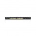 Switch Zyxel GS1100-10HP PoE 8 Portas PoE+ 2 Uplink Fibra GS1100-10HP-EU0101F