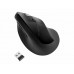 Kensington Pro Fit Ergo Vertical Wireless Mouse - rato vertical - 2.4 GHz - preto - K75501EU