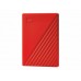 Western Digital My Passport disco duro externo 2000 GB Rojo