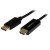 StarTech.com 6.5 ft / 2m DisplayPort to HDMI converter cable - 4K (DP2HDMM2MB) - Cabo adaptador - DisplayPort macho para HDMI macho - 2 m - preto - suporte de 4K - para P/N: DK30CH2DEP, DK30CH2DEPUE, DK30CH2DPPD, DK30CH2DPPDU, DK30CHDDPPD, DK30CHDPPD sem_imagem