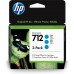 Hp 712 3-Pack 29-Ml Cyan Designjet Ink C