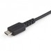 StarTech.com 3ft (1m) Secure Charging Cable, USB-A to Micro USB Data Blocker Charge-Only Cable, Power-Only Charger Cable for Phone/Tablet, Data Blocking USB Protector Adapter Cable, TPE - 5V at 2.4A (12W max) (USBSCHAU1M) - Cabo USB - USB (apenas ali
