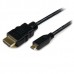 Cabo HDMI StarTech HDADMM1M - Micro HDMI para HDMI (1m)