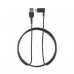 StarTech.com 6ft (2m) USB A to C Charging Cable Right Angle, Heavy Duty Fast Charge USB-C Cable, USB 2.0 A to Type-C, Durable and Rugged Aramid Fiber, 3A, S20/iPad/Pixel - High Quality USB Charging Cord (R2ACR-2M-USB-CABLE) - Cabo USB - USB (M) reto