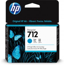 HP 712 29-ml Cyan DesignJet Ink Cartridge