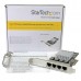 Startech Tarjeta de Red Pci Expres 4 Puertos Rj45 Gigabit Chipset Intel I350  St4000spexi