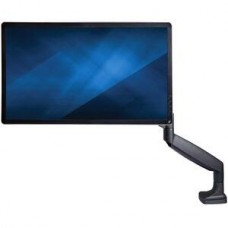 Startech Desk Mount Monitor Arm, Heavy Duty Ergonomic VESA Monitor Arm, Single Display up to 9kg, Full Motion, Height Adjustable, Articulating, Aluminum, C-Clamp/Grommet, Black - Small Footprint Design (ARMPIVOTHDB) - Kit de montagem - braço ajustáve