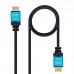 Cabo HDMI Nanocable, 1m, 4K@60Hz, 18Gbps, Nylon Trançado