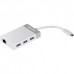 Hub Combo USB/Ethernet Trendnet TUC-ETGH3 - USB Tipo C - 3 Portas USB 3.0 - Gigabit Ethernet Hub Combo USB/Ethernet Trendnet TUC-ETGH3 - USB Tipo C - 3 Portas USB 3.0 - Gigabit Ethernet