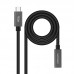 Cabo Nanocable USB-C 3.2 Gen2x2 60W 4K/60Hz 1m Preto