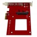 Controladora Startech PEX4SFF8639 PCIe x4, NVMe, SFF-8639, Vermelha
