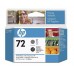 HP 72 original printhead C9380A grey and photo black standard capacity 1-pack