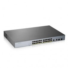 Switch Zyxel GS1350-26HP-EU0101F: Gigabit Ethernet, PoE, 26 Portas, Gerenciado Switch Zyxel GS1350-26HP-EU0101F: Gigabit Ethernet, PoE, 26 Portas, Gerenciado