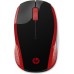 HP Rato sem fios 200 - Vermelho Empress