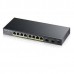 Switch Zyxel GS1100-10HP PoE 8 Portas PoE+ 2 Uplink Fibra GS1100-10HP-EU0101F