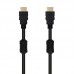Cabo HDMI Nanocable 3m V1.4: Alta Velocidade, 4K, 120Hz, com Ferritas Cabo HDMI Nanocable 3m V1.4: Alta Velocidade, 4K, 120Hz, com Ferritas