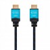 Cabo Nanocable HDMI 2.0: 4K@60Hz, 18Gbps, 0.5m, Preto