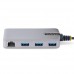 StarTech.com 3-Port USB Hub with Ethernet, 3x USB-A Ports, Gigabit Ethernet RJ45, USB 3.0 5Gbps, Bus-Powered, USB Hub w/ GbE and 1ft/30cm Long Cable, Portable Laptop USB Hub - 5G3AGBB-USB-A-HUB