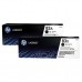 HP - HP 83A 2-pack Black Original LaserJet Toner Cartridge (CF283AD)