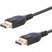 StarTech.com 3ft/1m VESA Certified DisplayPort 1.4 Cable, 8K 60Hz HBR3 HDR, Super UHD DisplayPort to DisplayPort Monitor Cord, Ultra HD 4K 120Hz DP 1.4 Slim Video Cable M/M DP Connectors - DP 1.4 Latching Cable - Cabo DisplayPort - DisplayPort (M) tr