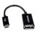 StarTech.com 5in Micro USB to USB OTG Host Adapter - Micro USB Male to USB A Female On-The-GO Host Cable Adapter (UUSBOTG) - Adaptador USB - USB (F) para Micro USB Tipo B (M) - USB 2.0 OTG - 12.7 cm - preto - para P/N: ST4300U3C1, ST4300U3C1B