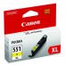 CANON 1LB CLI-551XLY ink cartridge yellow high capacity 700 pages 1-pack XL