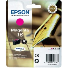 Tinteiro EPSON 16 Magenta + Alarme RF - WF-2010/251xx/26xx/27xx Tinteiro EPSON 16 Magenta + Alarme RF - WF-2010/251xx/26xx/27xx
