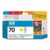 HP 70 CARTUCHO DE TINTA HP70 AMARILLO (C9454A)