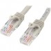 StarTech.com 0.5m Gray Cat5e / Cat 5 Snagless Ethernet Patch Cable 0.5 m - Cabo patch - RJ-45 (M) para RJ-45 (M) - 50 cm - PTNB - CAT 5e - entrançado, sem nós - cinza StarTech.com 0.5m Gray Cat5e / Cat 5 Snagless Ethernet Patch Cable 0.5 m - Cabo patch - RJ-45 (M) para RJ-45 (M) - 50 cm - PTNB - CAT 5e - entrançado, sem nós - cinza