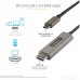 StarTech.com 6ft (2m) USB C to HDMI Cable 4K 60Hz with HDR10, Ultra HD USB Type-C to 4K HDMI 2.0b Video Adapter Cable, USB-C to HDMI HDR Monitor/Display Converter, DP 1.4 Alt Mode HBR3 - Thunderbolt 3 Compatible (CDP2HDMM2MH) - Cabo adaptador - 24 pi