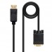 Cabo Nanocable 10.15.4402 - Conversor DisplayPort Macho para VGA Macho 2m, Preto