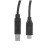 StarTech.com USB C to USB B Printer Cable - 1.6 ft / 0.5m - USB C Printer Cable - USB C to USB B Cable - USB Type C to Type B (USB2CB50CM) - Cabo USB - 24 pin USB-C (M) para USB Tipo B (M) - Thunderbolt 3 / USB 2.0 - 50 cm - preto sem_imagem