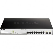 Switch D-Link DGS-1210-10MP/E - Gigabit Smart PoE+, 10 Portas