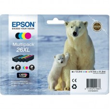 Epson Multipack 4 cores 26XL Alta Capacidade Claria Premium