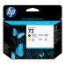 Cabeçal de Impressão HP 72, Preto Fosco e Amarelo
