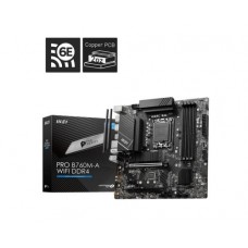 Placa-mãe MSI PRO B760M-A WIFI DDR4: Intel B760, LGA 1700, micro ATX