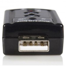 Placa de Som StarTech.com ICUSBAUDIO7 - Externa - USB - 2 Canais Placa de Som StarTech.com ICUSBAUDIO7 - Externa - USB - 2 Canais