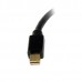 StarTech.com Mini DisplayPort to DVI Adapter - 1920x1200 ? Thunderbolt 2 ? mDP to DVI Converter for Your Mini DP MacBook or PC (MDP2DVI) - Adaptador DVI - Mini DisplayPort (M) para DVI-I (F) - 10.2 cm - preto - para P/N: DP2MDPMF3, DVIDDMM1, DVIDDMM1