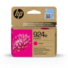Tinteiro HP EvoMore 924e Magenta - Alta capacidade, Impressão profissional, Reciclável Tinteiro HP EvoMore 924e Magenta - Alta capacidade, Impressão profissional, Reciclável