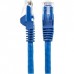 StarTech.com 5m LSZH CAT6 Ethernet Cable, 10 Gigabit Snagless RJ45 100W PoE Network Patch Cord with Strain Relief, CAT 6 10GbE UTP, Blue, Individually Tested/ETL, Low Smoke Zero Halogen - Category 6 - 24AWG (N6LPATCH5MBL) - Cabo patch - RJ-45 (M) par