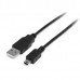 Cabo StarTech Mini USB B para USB A, 1m, USB2HABM1M