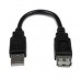 Extensor Startech USB 2.0 Tipo A Macho/Fêmea, USBEXTAA6IN, 15cm Extensor Startech USB 2.0 Tipo A Macho/Fêmea, USBEXTAA6IN, 15cm
