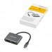 StarTech.com USB C Multiport Video Adapter, 4K 60Hz USB-C to HDMI 2.0 or DisplayPort 1.2 Monitor Adapter, USB Type-C 2-in-1 Display Converter HDMI/DP HBR2 HDR, Thunderbolt 3 Compatible - USB-C 2 in 1 Adapter (CDP2DPHD) - Adaptador de vídeo - 24 pin U