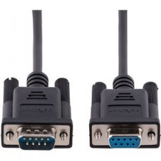 Cabo Serial RS232 StarTech, 9FMNM-3M-RS232-CABLE, DB9 Macho-Fêmea, 3m, com Blindagem