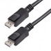 StarTech.com 3m Certified DisplayPort 1.2 Cable M/M with Latches DP 4k - Cabo DisplayPort - DisplayPort (M) para DisplayPort (M) - 3 m - travada, moldado - preto StarTech.com 3m Certified DisplayPort 1.2 Cable M/M with Latches DP 4k - Cabo DisplayPort - DisplayPort (M) para DisplayPort (M) - 3 m - travada, moldado - preto