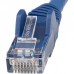 StarTech.com 5m LSZH CAT6 Ethernet Cable, 10 Gigabit Snagless RJ45 100W PoE Network Patch Cord with Strain Relief, CAT 6 10GbE UTP, Blue, Individually Tested/ETL, Low Smoke Zero Halogen - Category 6 - 24AWG (N6LPATCH5MBL) - Cabo patch - RJ-45 (M) par