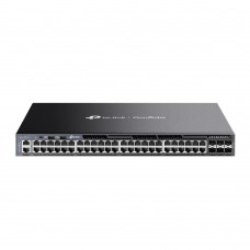 OMADA by TP-LINK - Omada 48-Port Gigabit Stackable L3 Managed Switch with 6 10GE SFP+ Slots