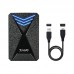 Caixa para Disco Rígido Tooq, Gama Gaming, Modelo TQE-2550BL, 2.5